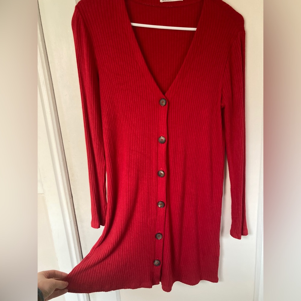 Reformation light sweater dress